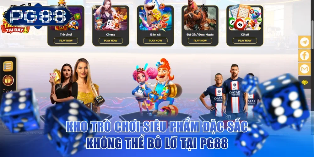 Kho trò chơi siêu phẩm đặc sắc không thể bỏ lỡ tại PG88